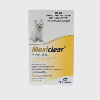 Moxiclear for Dogs 4-10kg