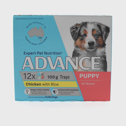 ADVANCE Puppy Growth Chicken with Rice 100g (12pk)