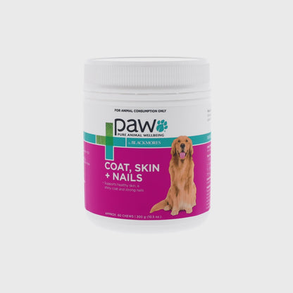 PAW by Blackmores Coat, Skin, & Nails Chews 300g