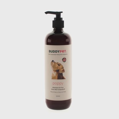 BUDDYPET Poppy Shampoo for Dry & Itchy Skin 500ml