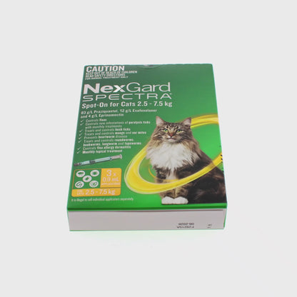 NexGard SPECTRA Spot-On for Cats 2.5-7.5kg