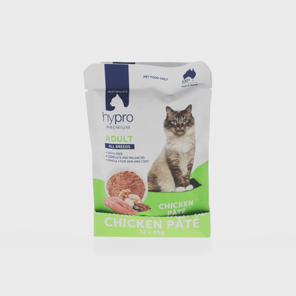 Hypro Premium Grain Free Chicken Pâté 85g (12pk)