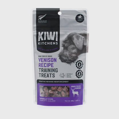 Kiwi Kitchens Freeze Dried Venison Training Treats 30g