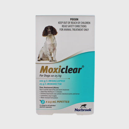 Moxiclear for Dogs 10-25kg