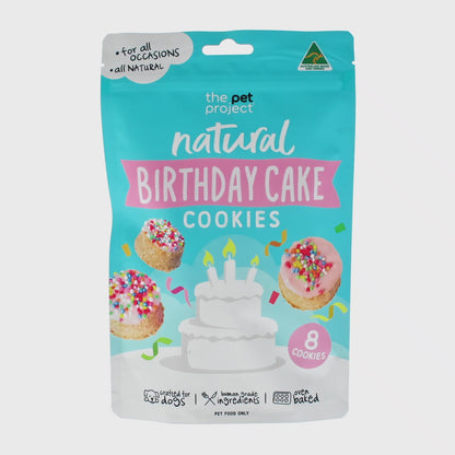 The Pet Project Birthday Cake Cookies (8pk)